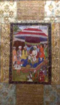 The court of Emperor Babar