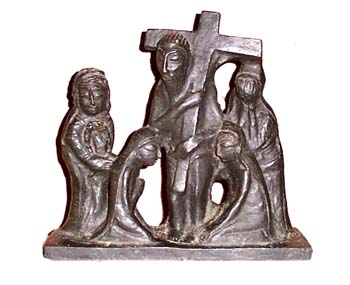 Christ bearing the church.