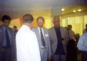 Dr.R. Kannan, IAS in discussion with the Hon'ble Dr. Karunasena Kodithuwakku, M.P., Minister for Human Resources Development, Education & Cultural Affairs & Executive Board, Government of Sri Lanka and Member UNESCO.